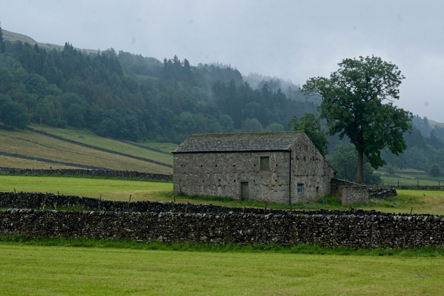 A stone farmhouse in the Yorkshire Dales